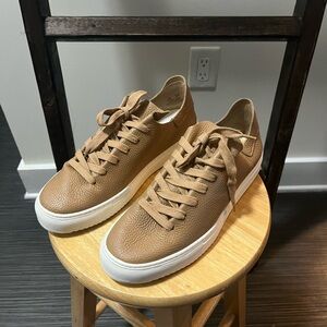 Sam Edelman Brown Leather Sneakers